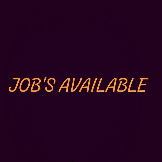Job's available